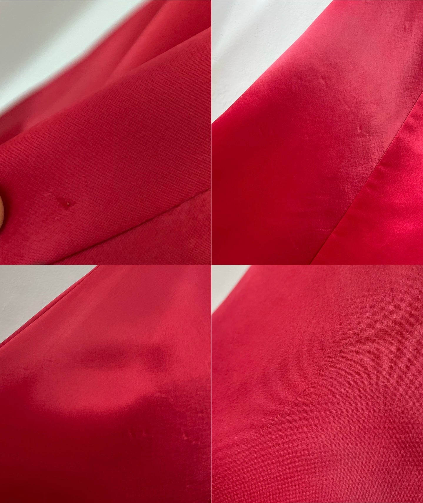 Reddish gown with corset and hand-embroidered embellishments- size XL