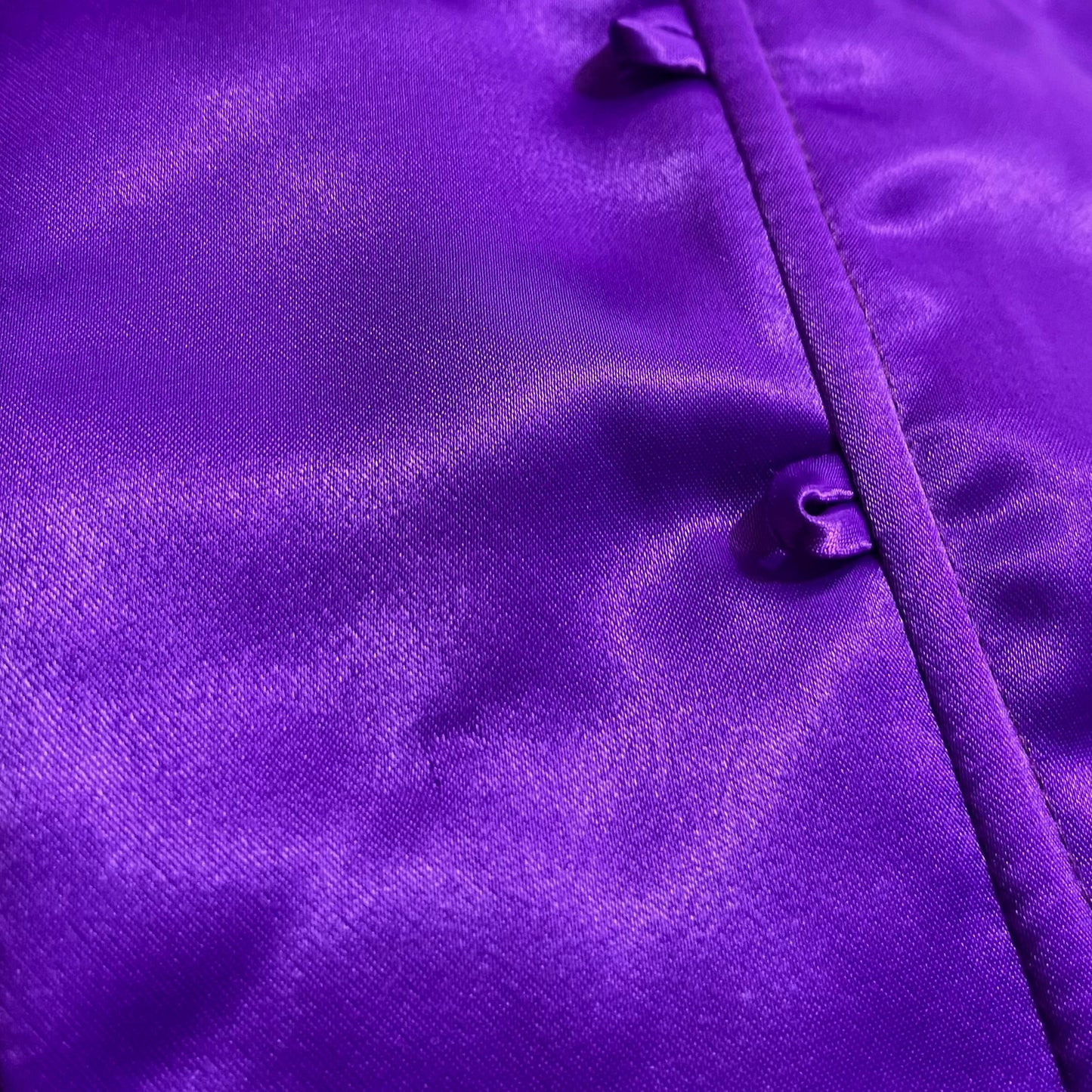 Royal purple corset gown with sequins and bead embellishments-size S