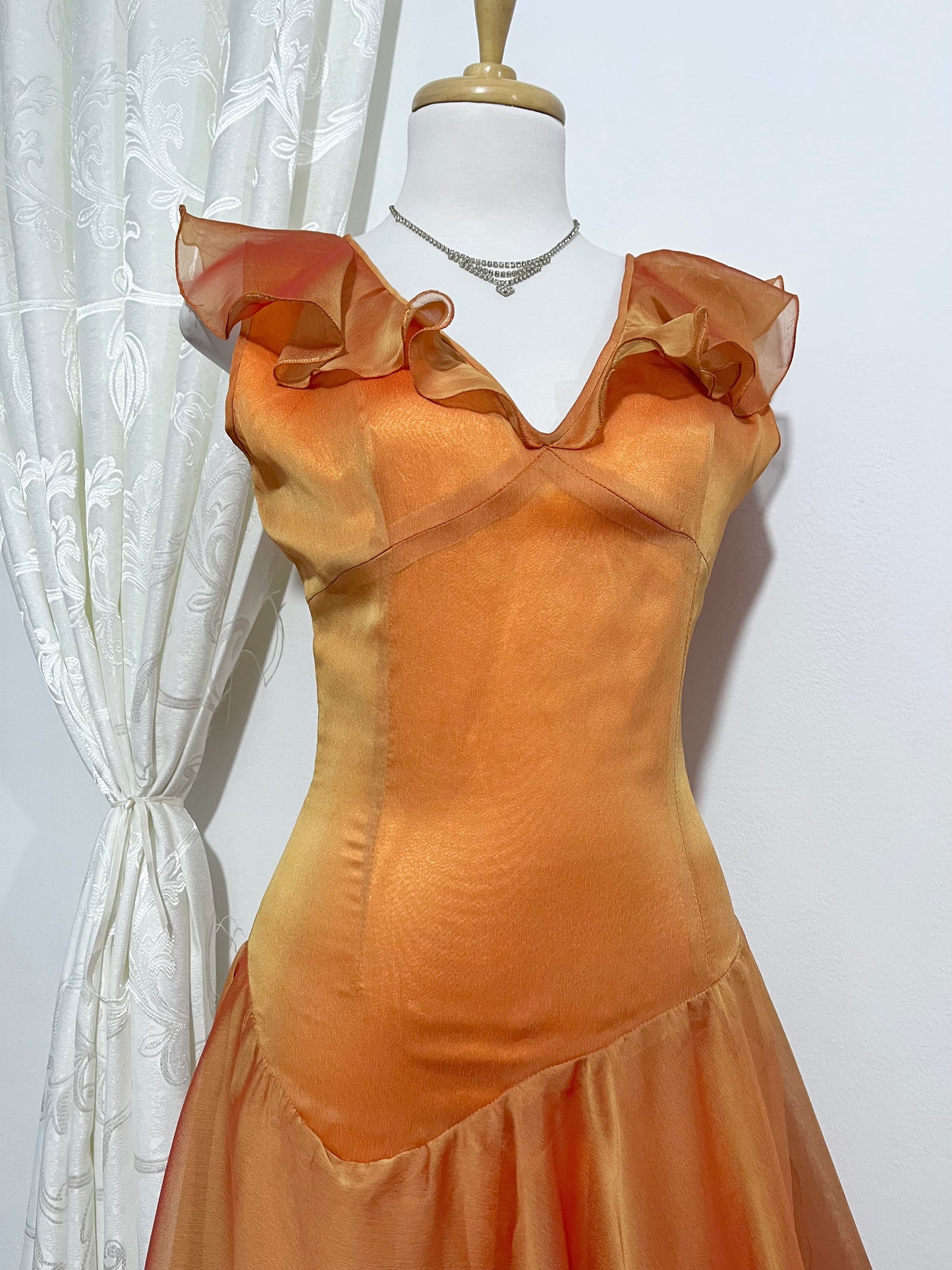 Layered amber fairy dress- size S