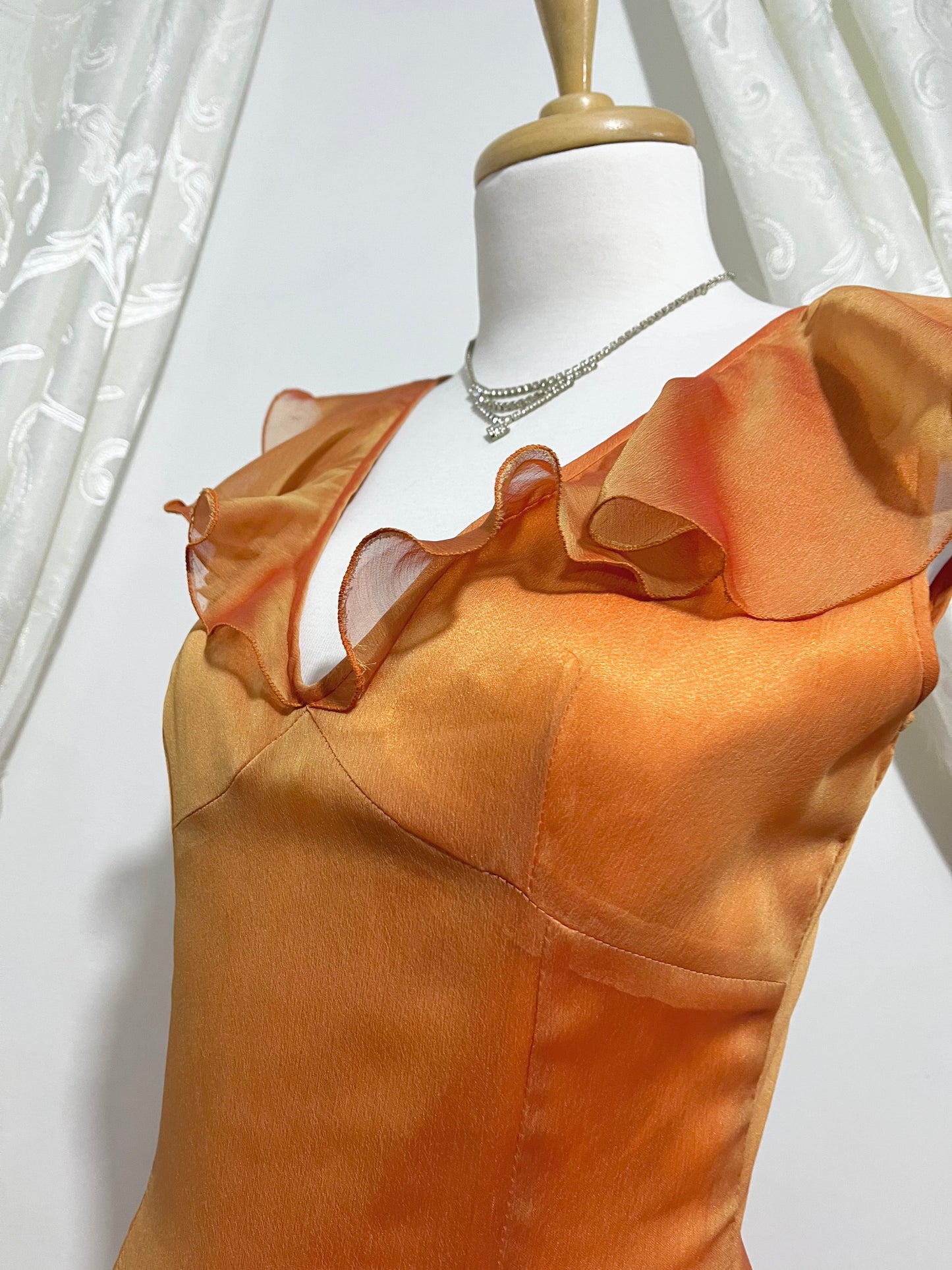 Layered amber fairy dress- size S