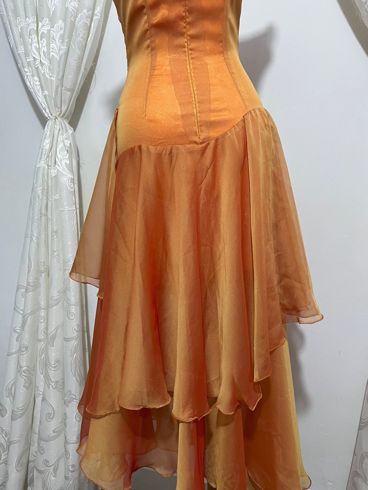 Layered amber fairy dress- size S