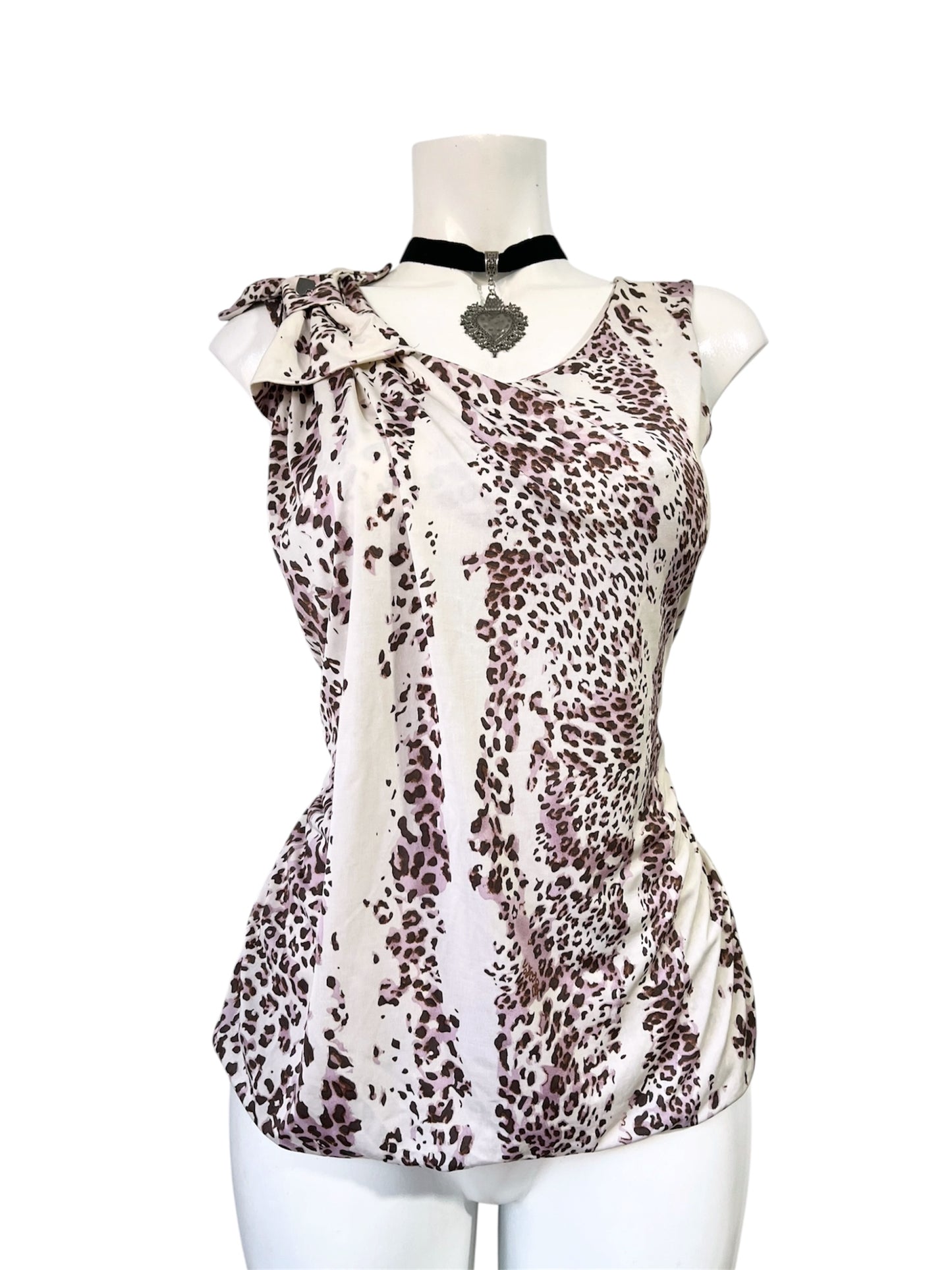 Animal print top