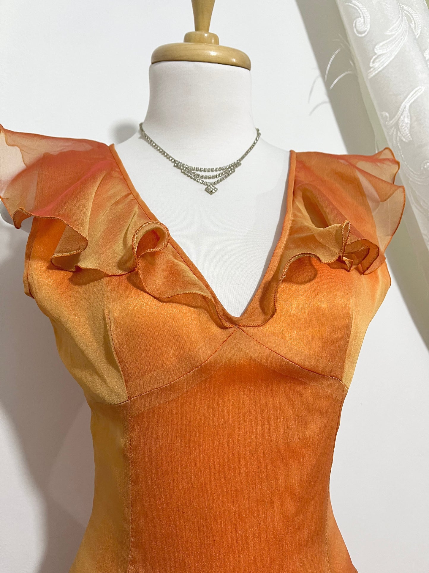 Layered amber fairy dress- size S