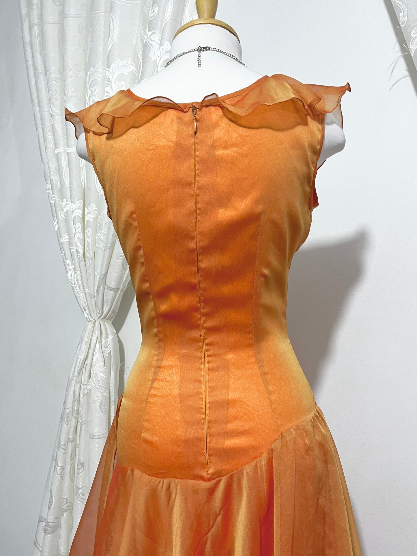 Layered amber fairy dress- size S