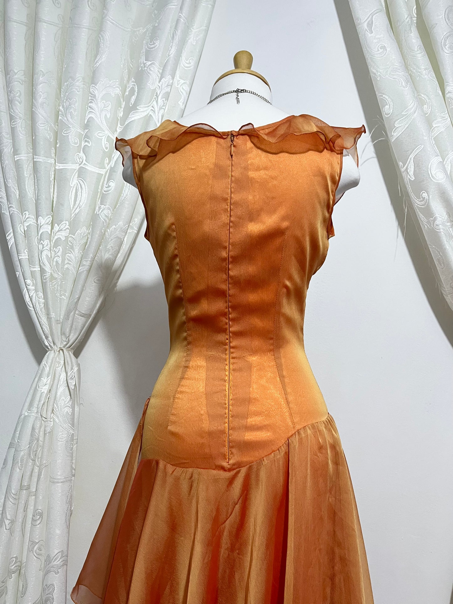 Layered amber fairy dress- size S
